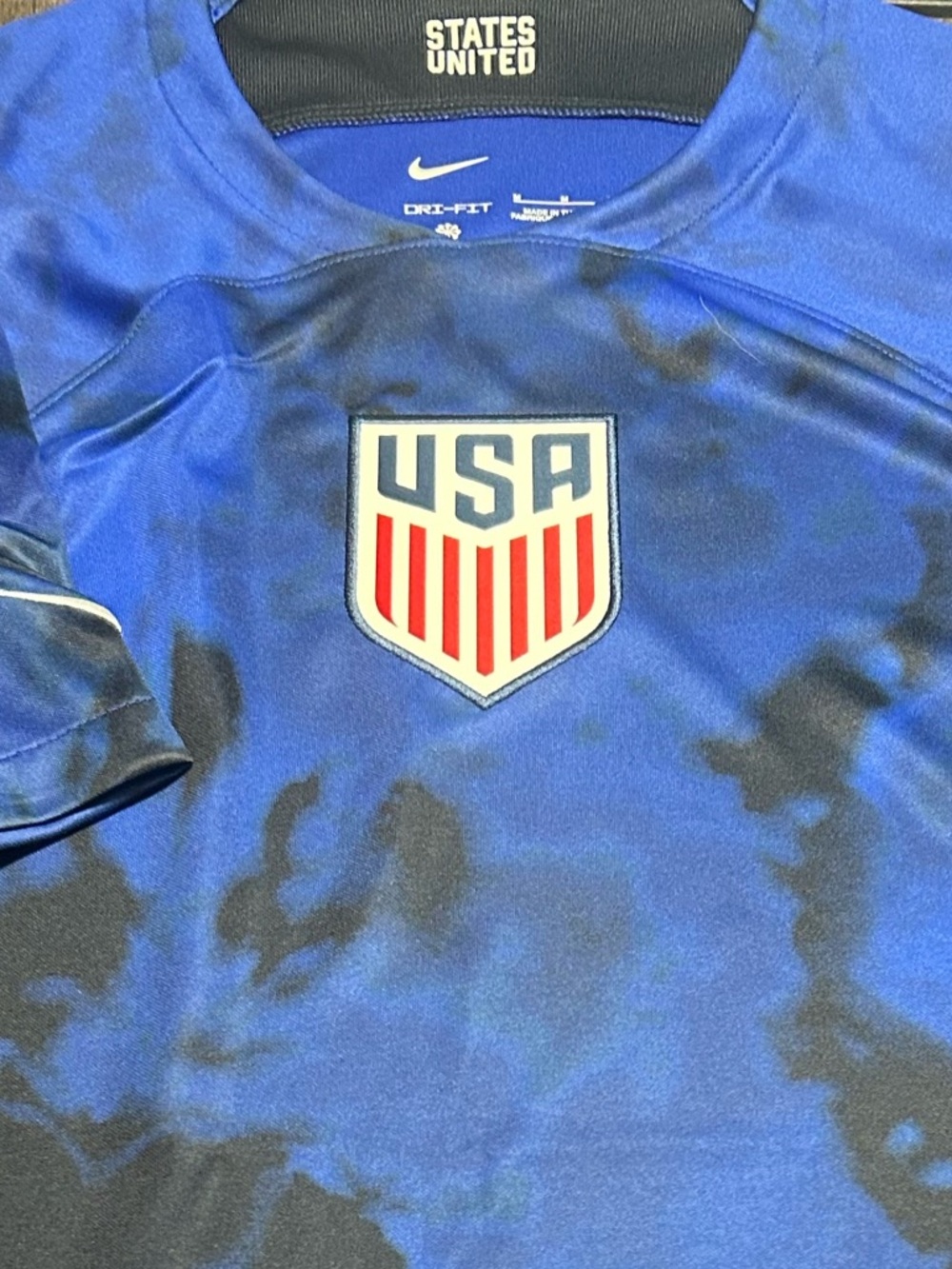 Nike Team USA World Cuo Men’s Soccer JERSEY Sz MEDIUM New with tags. - Picture 3 of 5